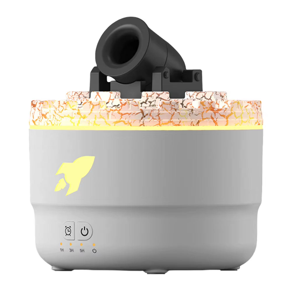Volcanic Crack Light Cannons Humidifier Essential Oil Diffuser Cannon Blast Aroma Humidifier Aromatherapy Diffuser for Bedroom